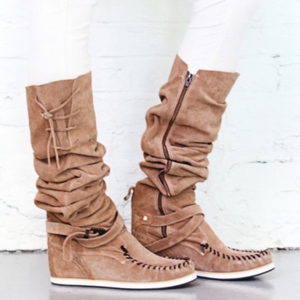 El Vaquero Free People Monarch Tall Moccasin Boots